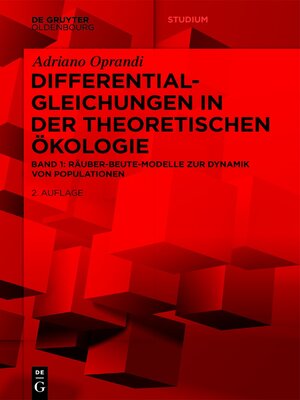 cover image of Differentialgleichungen in der Theoretischen Ökologie